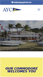 Mobile Screenshot of antiguayachtclub.com
